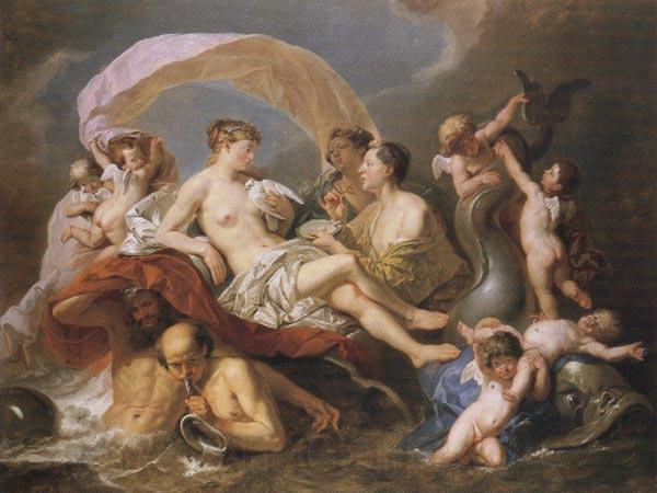 Johann Zoffany The Triumph of Venus Norge oil painting art